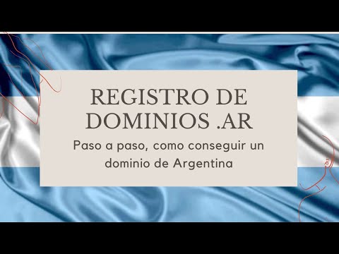 Miniatura · Como y donde registrar un dominio en Argentina (.com.ar)