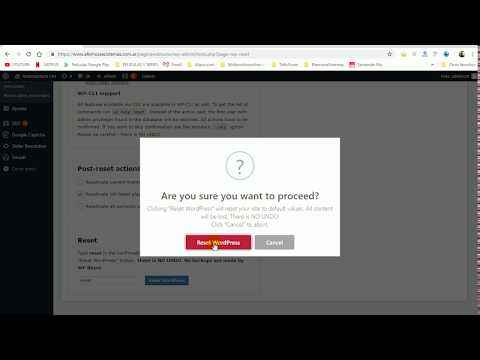 Miniatura · Como resetear un sitio de Wordpress