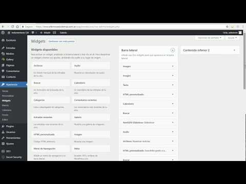 Miniatura · Diferencia entre widgets y plugins  Para que sirven los Widgets en Wordpress