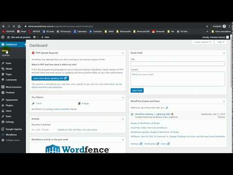 Miniatura · Wordpress como cambiar el idioma del escritorio
